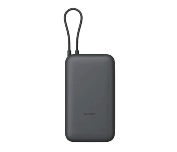 Xiaomi Power Bank 20000mAh Integrated Cable GL Dark Gray 61828 - 1502027 - zdjęcie